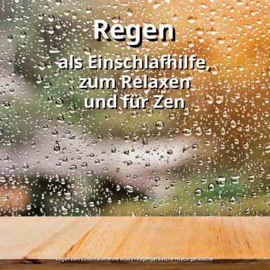 Meditieren beim Prasseln des Regens